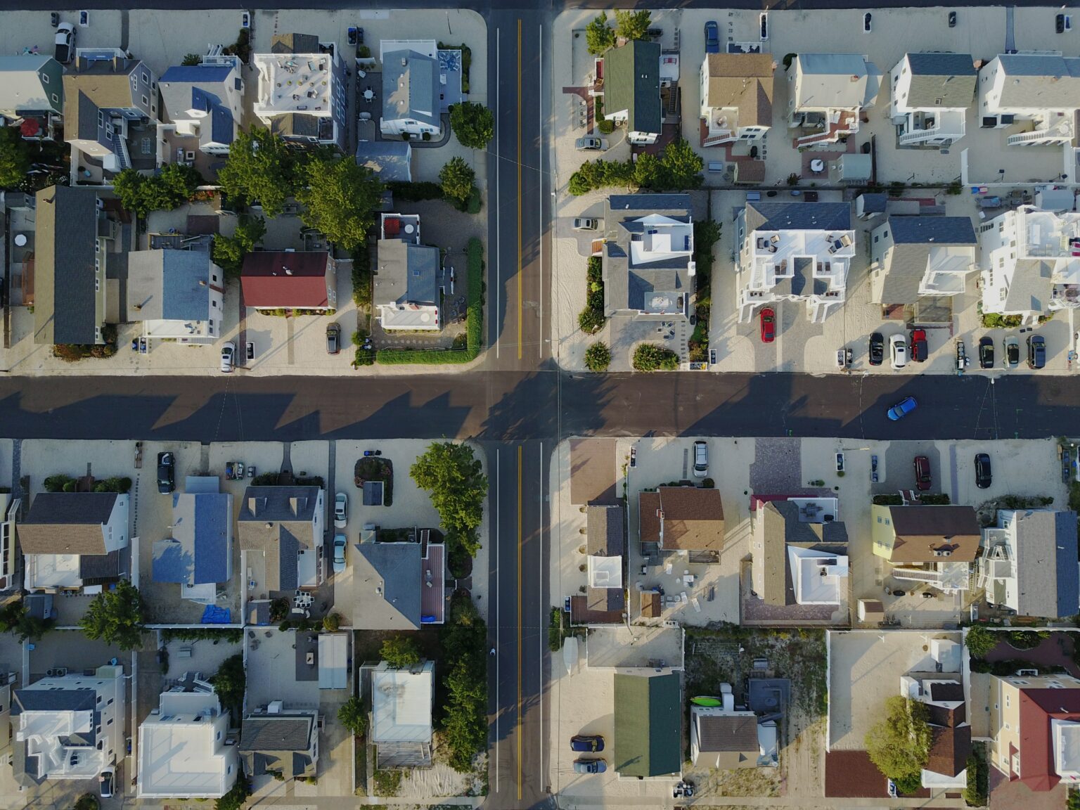 a birds eye view of properties